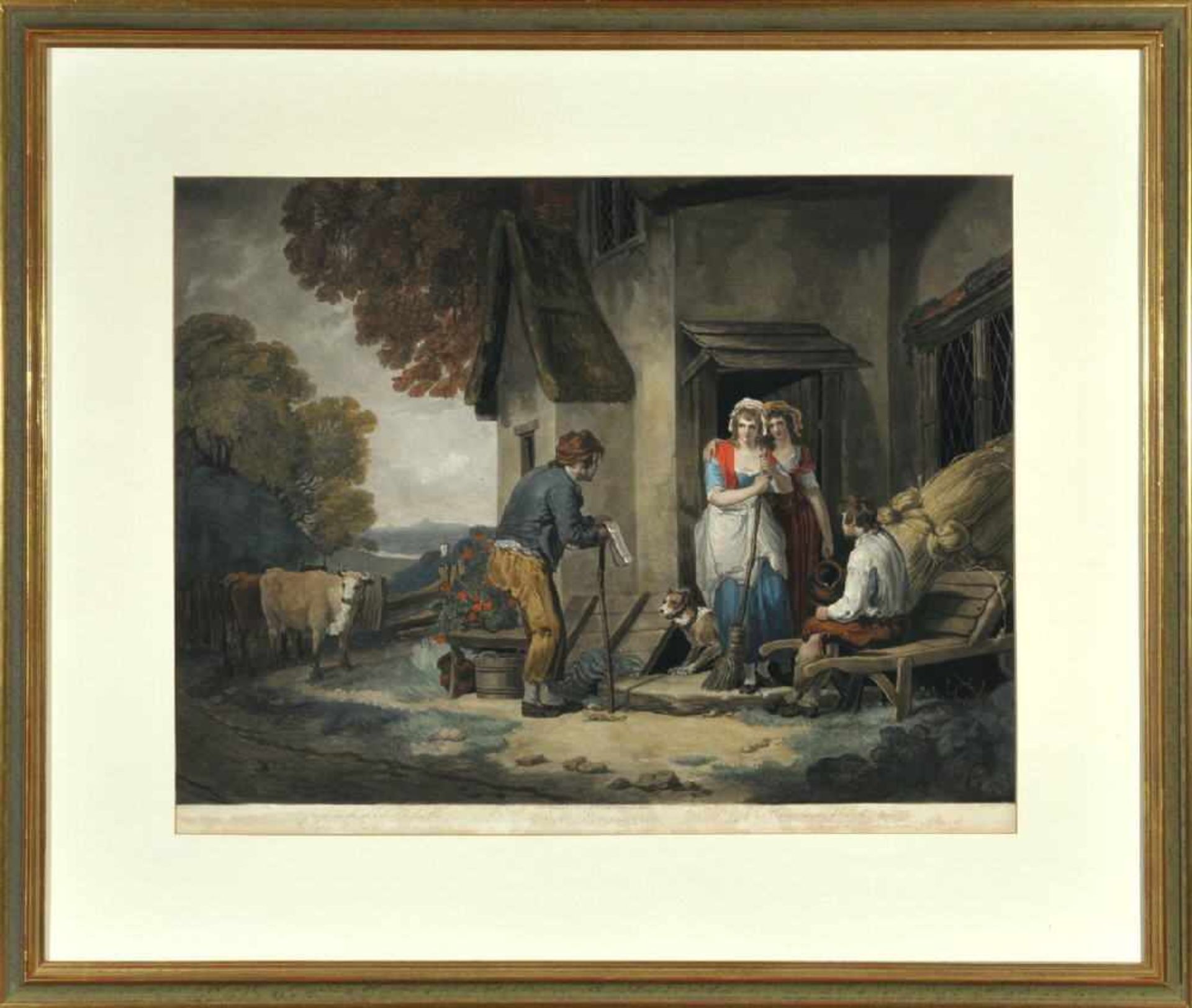 Keating, Georges (George), 1762 Irland - 1842 LondonMezzotinto-Radierung, ca. 48 x 64 cm, betit. "