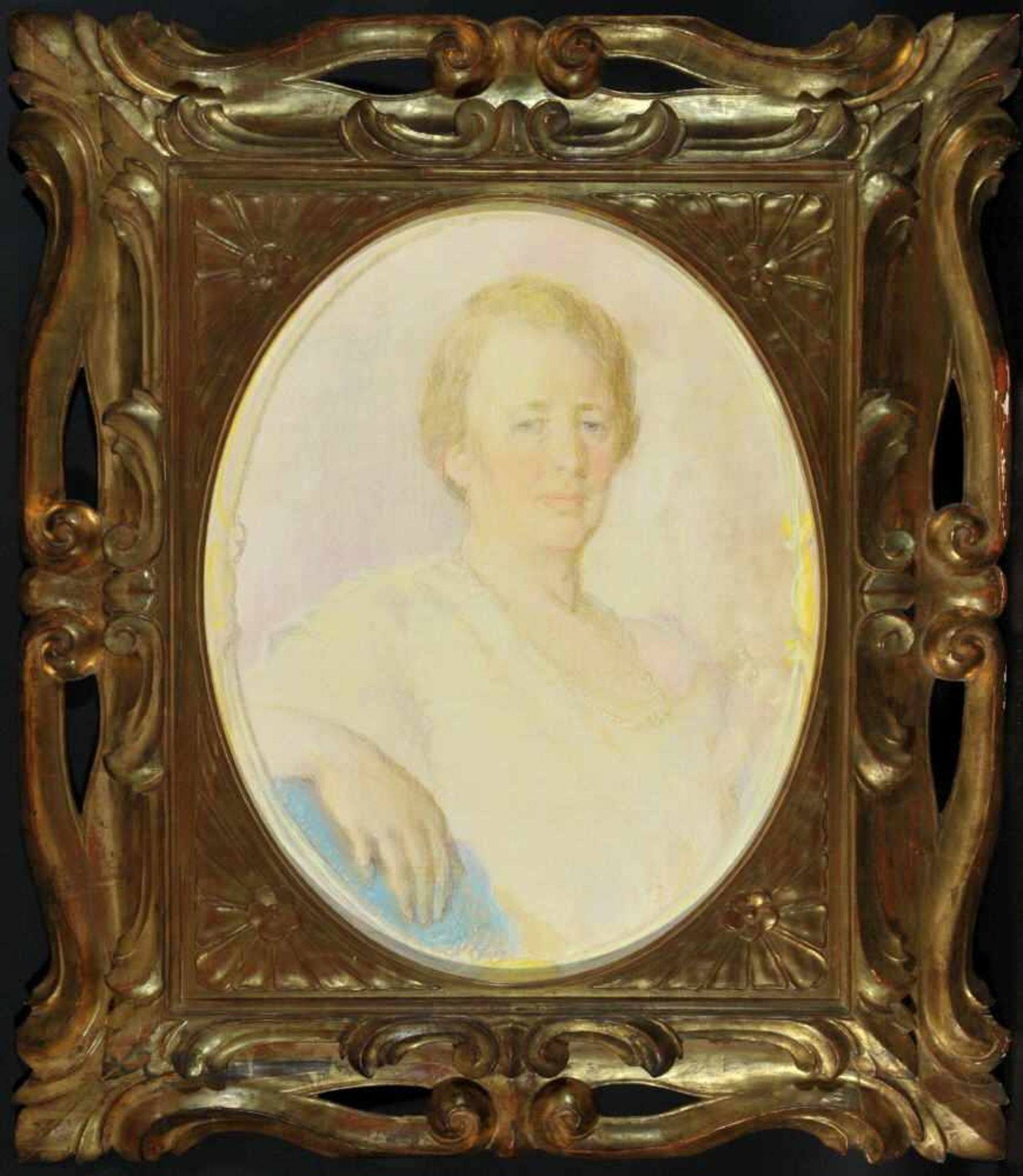 Cassatt, Mary, zugeschr., 1844 Pittsburgh - 1926 Mesnil-TheribesPastell, auf Bütten, 63,5 x 49 cm,