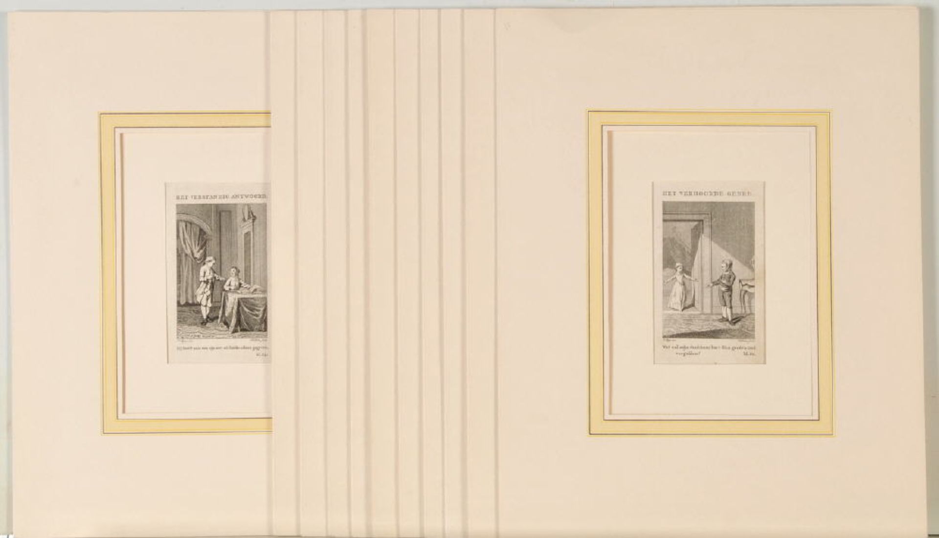 Vinkeles, Reinier, 1741 - 1816 Amsterdam11 Kupferstiche, je ca. 8 x 5 cm, " Kindermotive ", i.d.