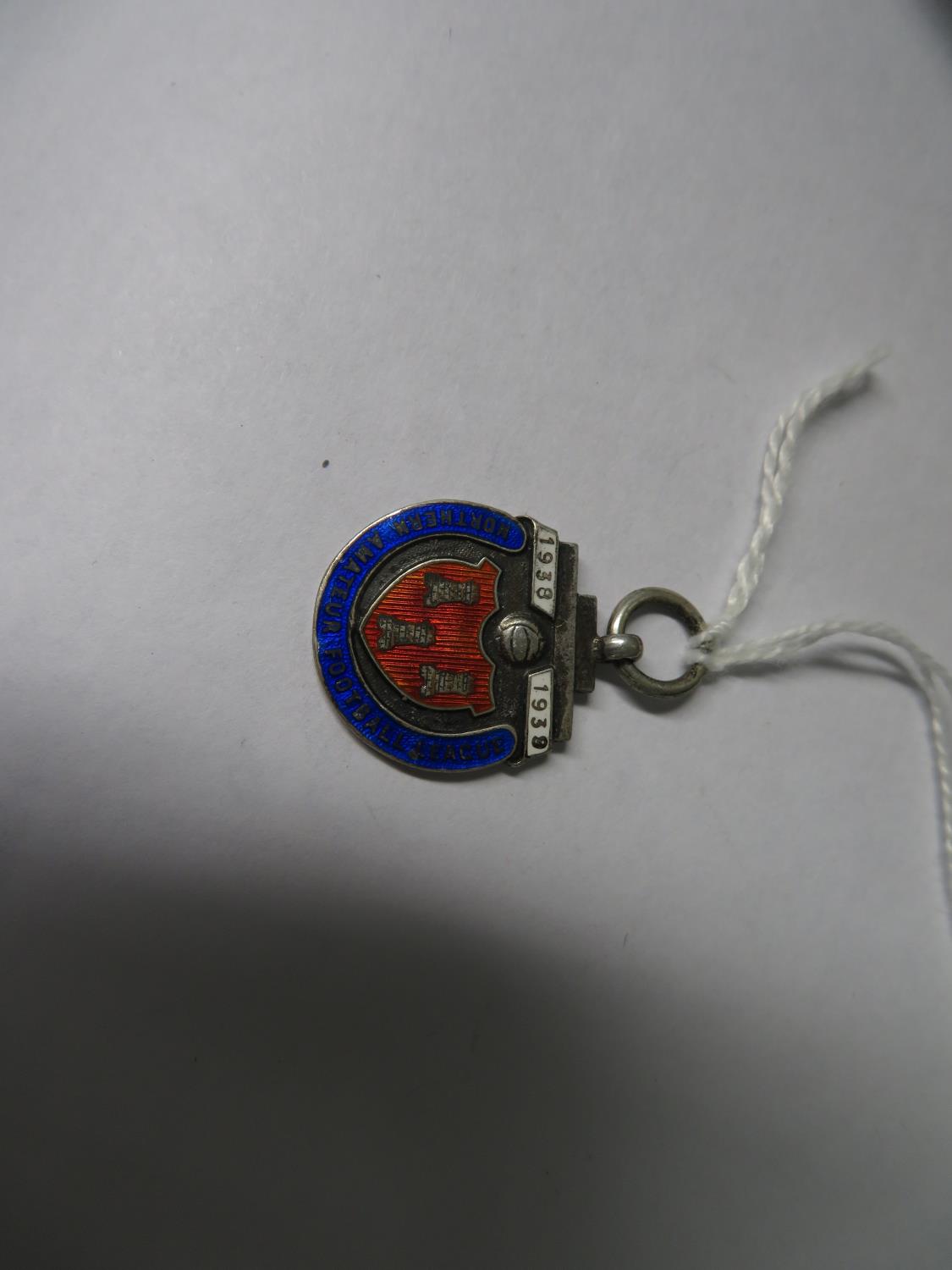 1938 - 1939 Northern Amateur Football League silver fob