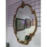 Gilt edged mirror