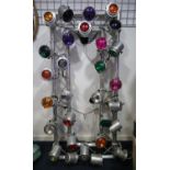 Aluminium multi coloured lighting rig