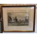Limited edition 22/100 Rugby School Rugby Match - framed