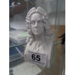 Bisque bust of Handel