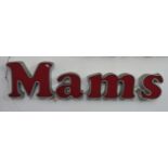 Large light-up 2' x 6' MAMS sign