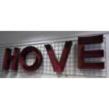 Large 2' x 6' Hove sign