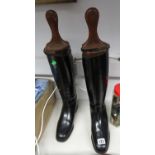 Brand new size 10 leather riding boots with lasts