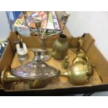 Box of brassware