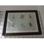 Signed Dennis Aldridge horse print