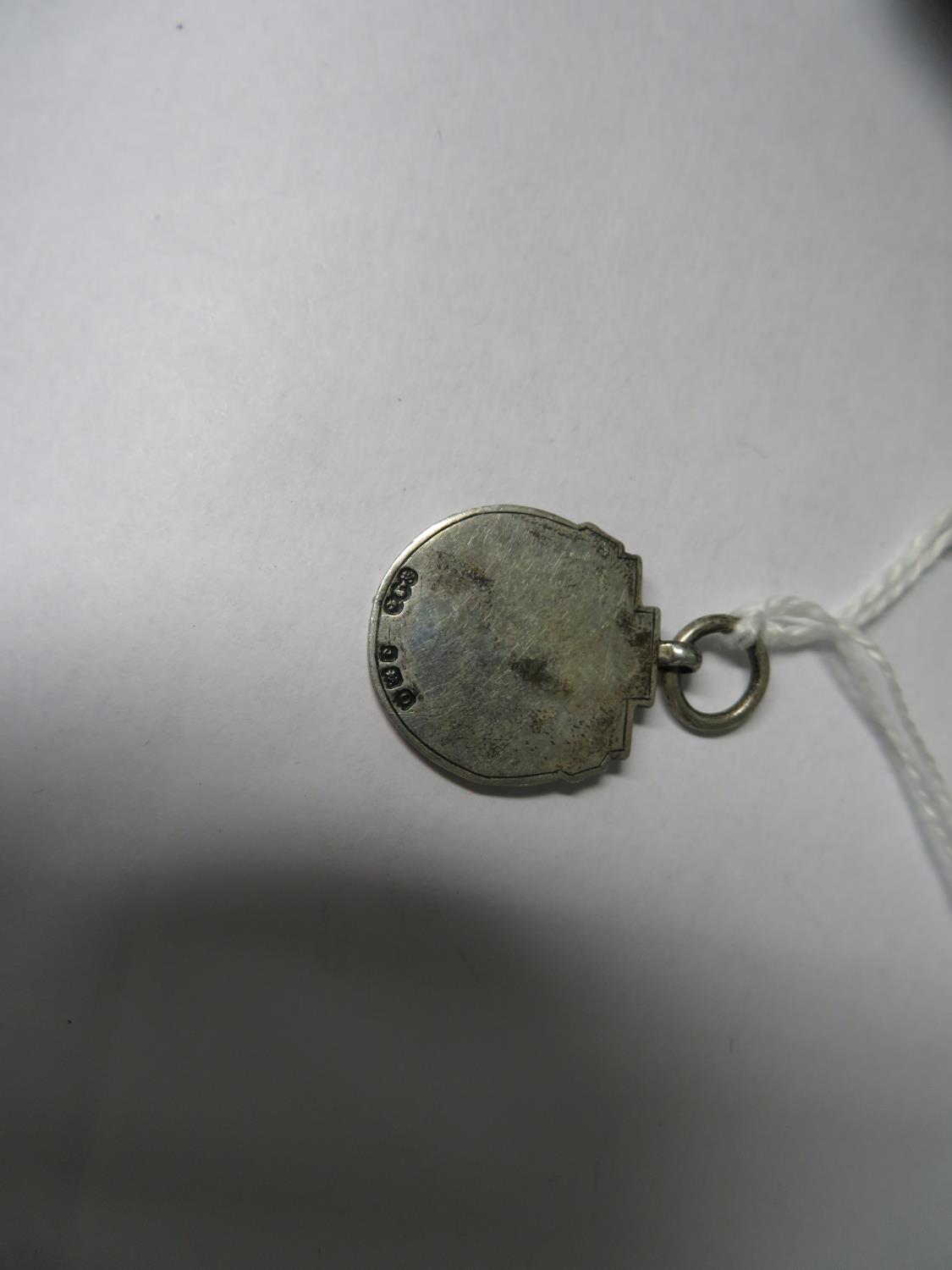 1938 - 1939 Northern Amateur Football League silver fob - Image 2 of 2