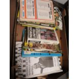 Box of 1970's Newcastle United programmes