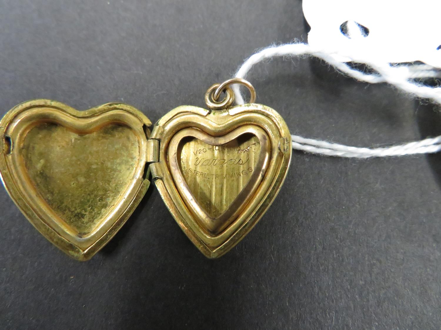 Gold core and back and front gold locket - Bild 5 aus 5