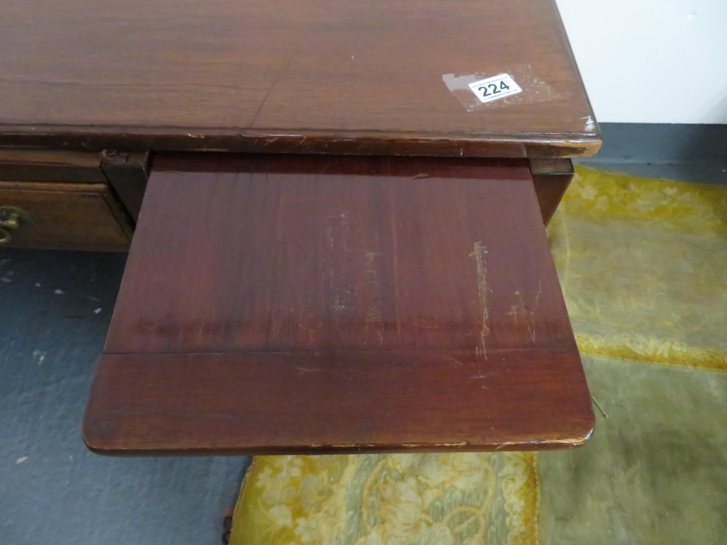 Mahogany desk - Image 2 of 2