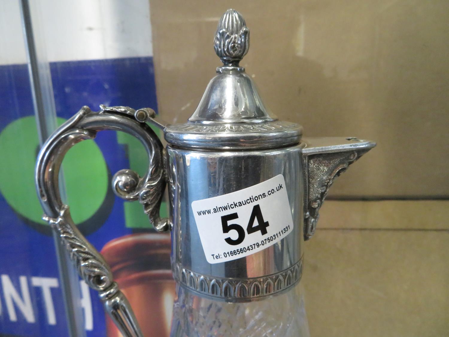 Silver Maltese claret jug hallmarked 1840's - Image 2 of 2