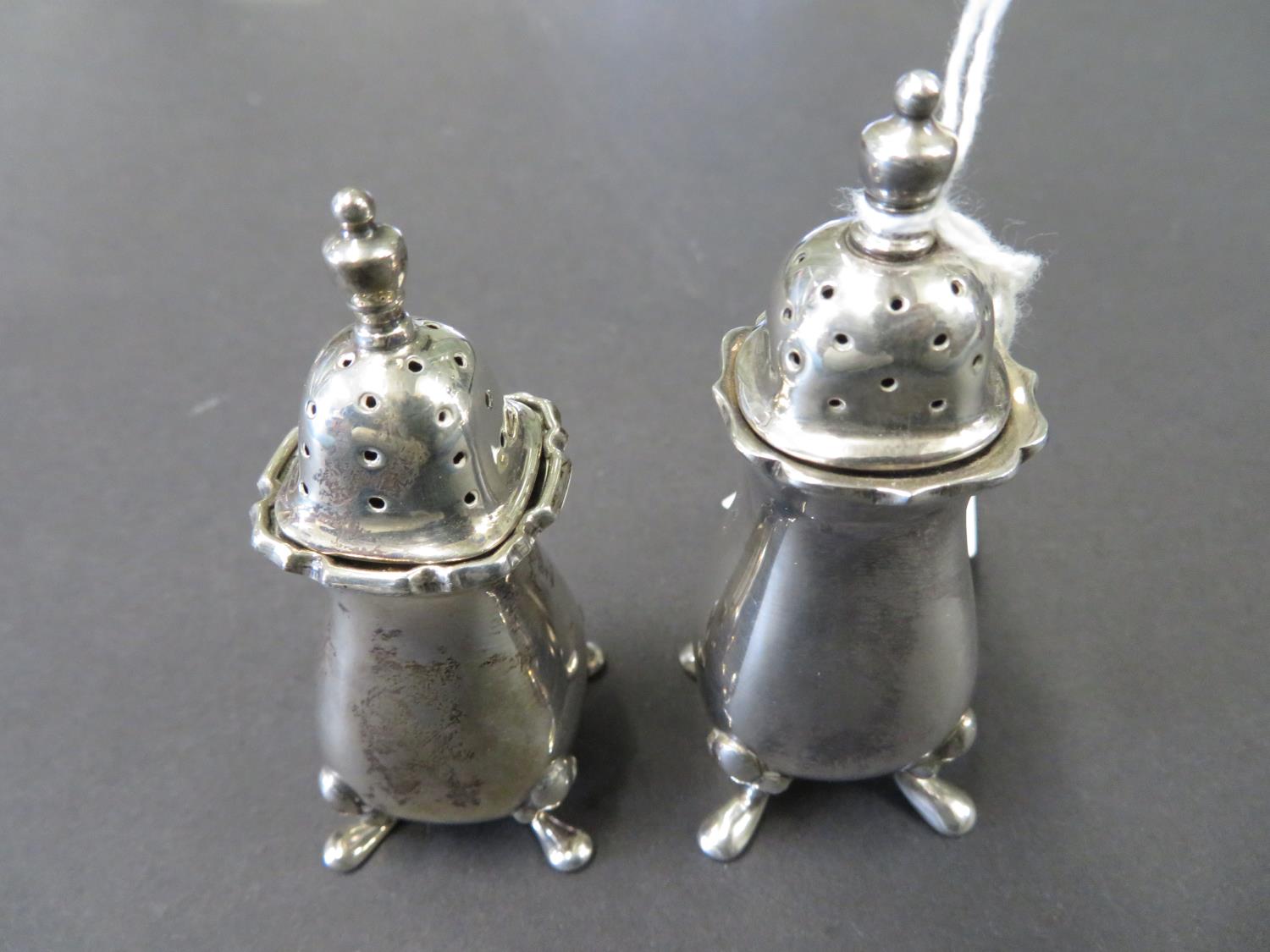 2 silver hallmarked cruets - Image 2 of 3