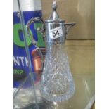 Silver Maltese claret jug hallmarked 1840's