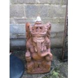 Concrete Ganesh 3' tall