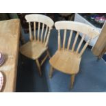 2x kitchen chairs