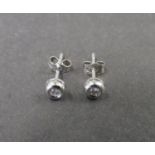 18ct and diamond earrings