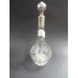 French silver perfume bottle