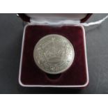 1933 silver re-crown coin boxed - mint condition