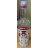 Bottle of Smirnoff Vodka - sealed