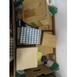 Large box containing electrical components, timers and other capacitors