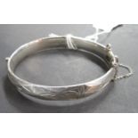 Vintage silver bangle