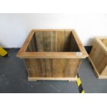 Wooden planter