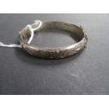 Silver bangle