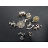 10 silver charms