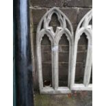 Gothic window frame 5' x 2'