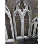 Gothic window frame 5' x 2'