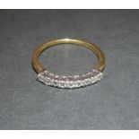 18ct yellow gold diamond eternity ring