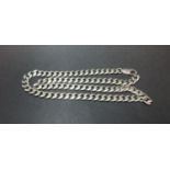 hallmarked Silver curb link chain 37 grams