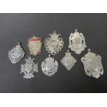 Collection of 7x silver watch fobs 111 grams total weight