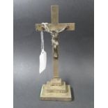 Large crucifix hallmarked silver 148 grams