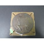 WWI Death penny to Douglas Saye - comes with original box