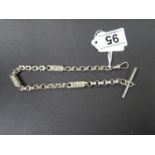 Bars and Scars silver watch chain 30 grams