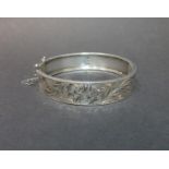 Antique silver bangle maker N.C.Reading & co. Birmingham 1913. 20g