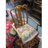 Embroidered chair