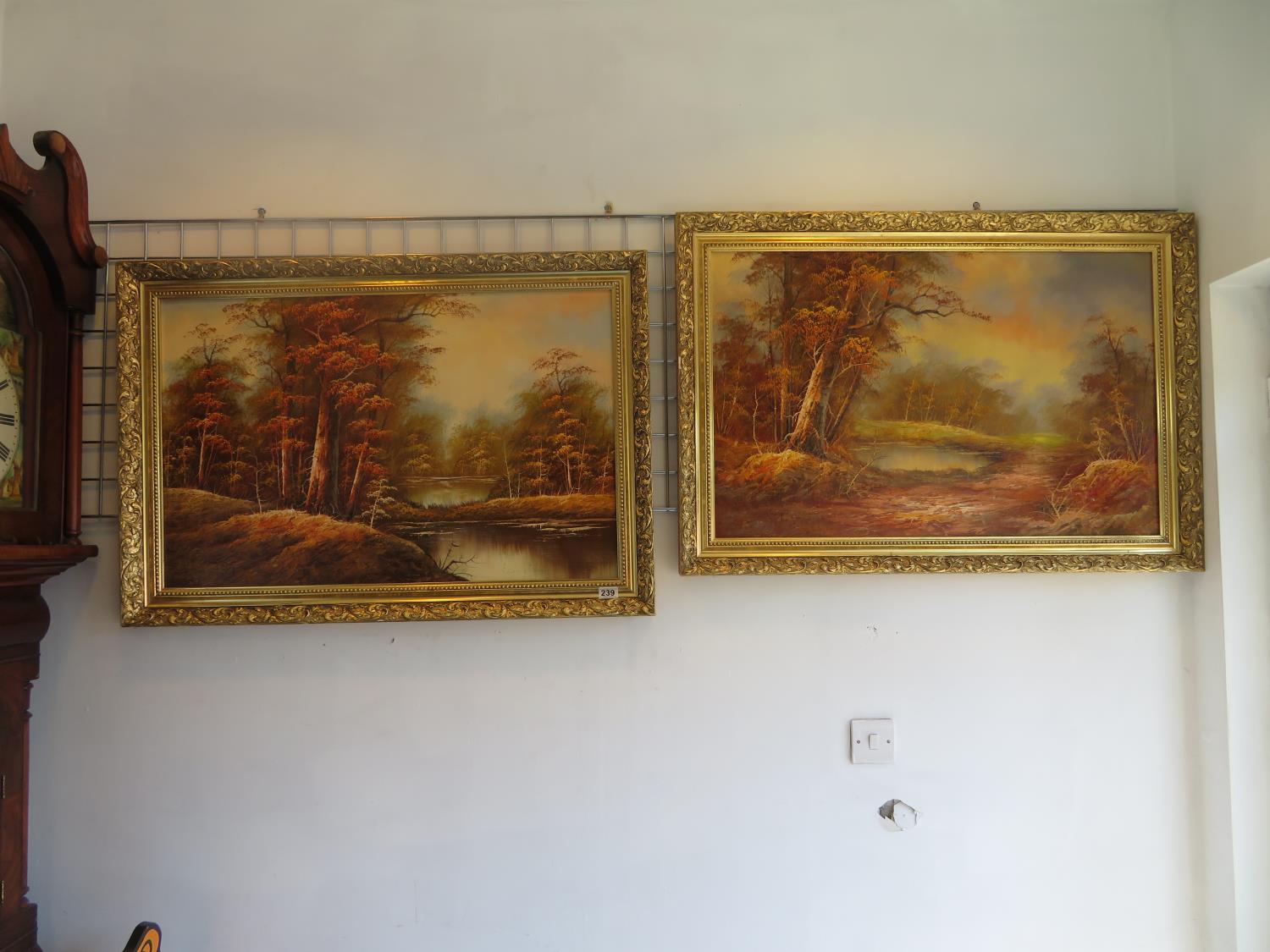2x large oil paintings