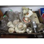 Collection of misc. glass and pottery