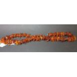 73 grams raw Amber necklace
