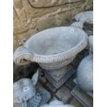 Pair of large urns