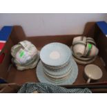 Box of china teasets