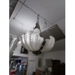 Art Deco Clamshell lampshade