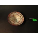 Early Minton tea strainer