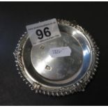 Hallmarked pin dish - 4" diameter 40 grams