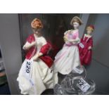 3 Royal Doulton ladies